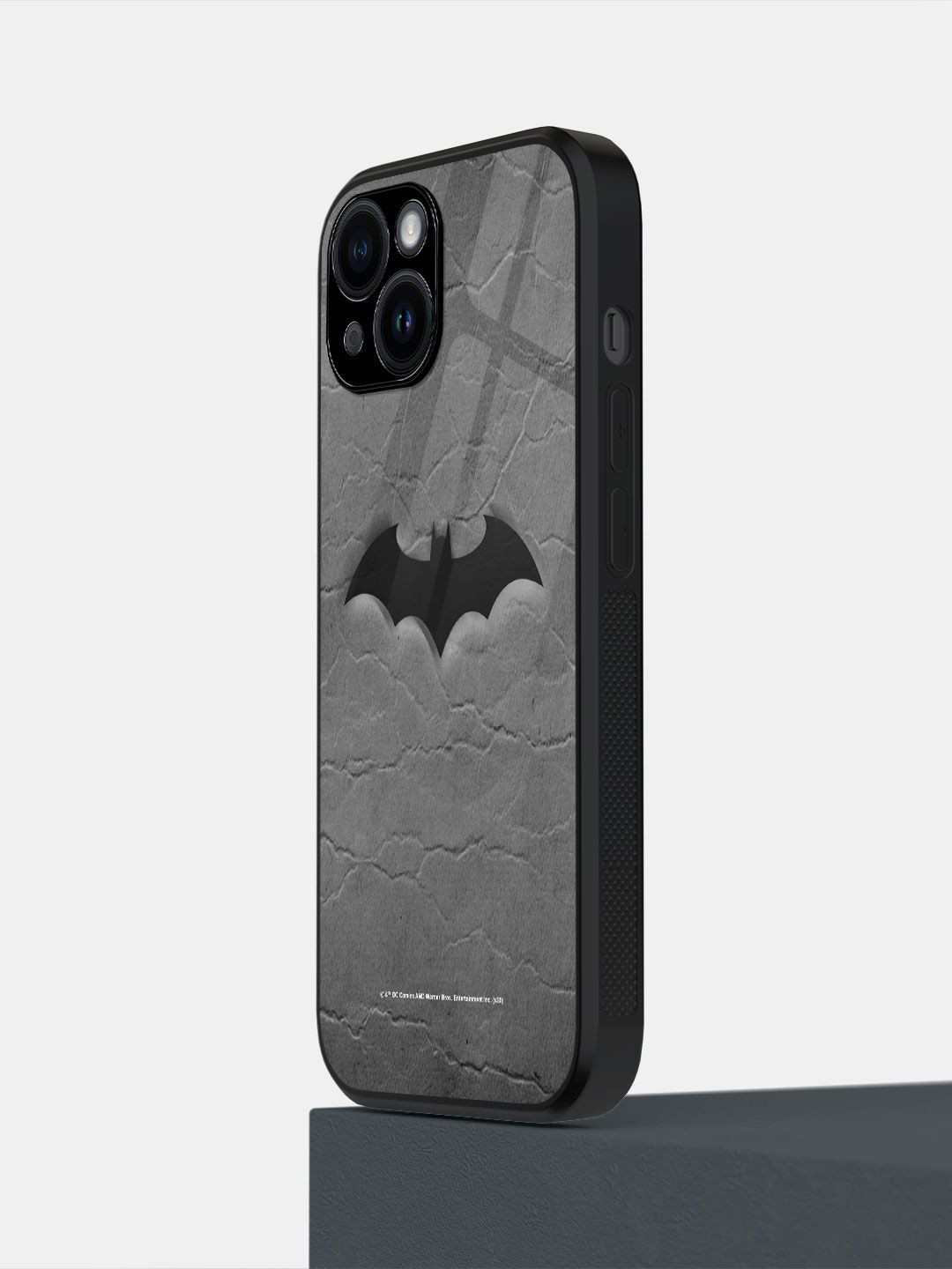 

macmerise Impact Resistant Superhero Printed iPhone 14 Back Case Mobile Accessories, Black