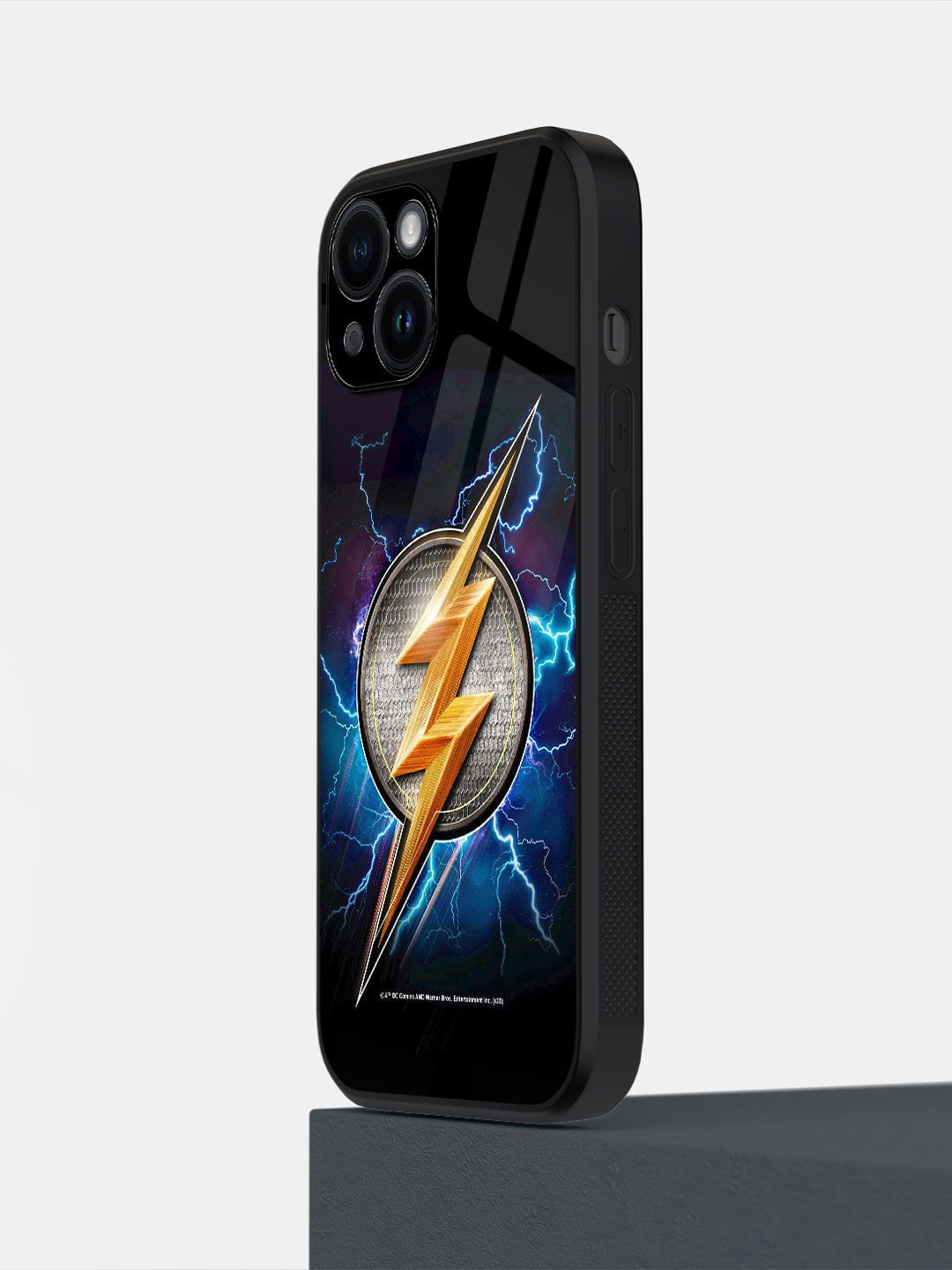 

macmerise Superhero Printed iPhone 14 Impact Resistant Back Case Mobile Accessories, Black