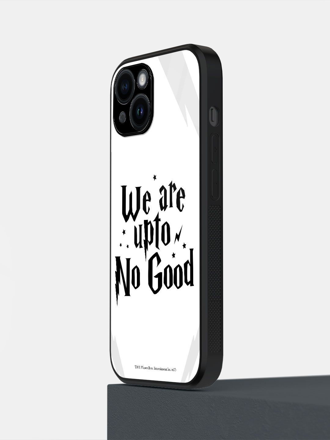 macmerise Impact Resistant Typography Printed iPhone 14 Back Case Mobile Accessories, White