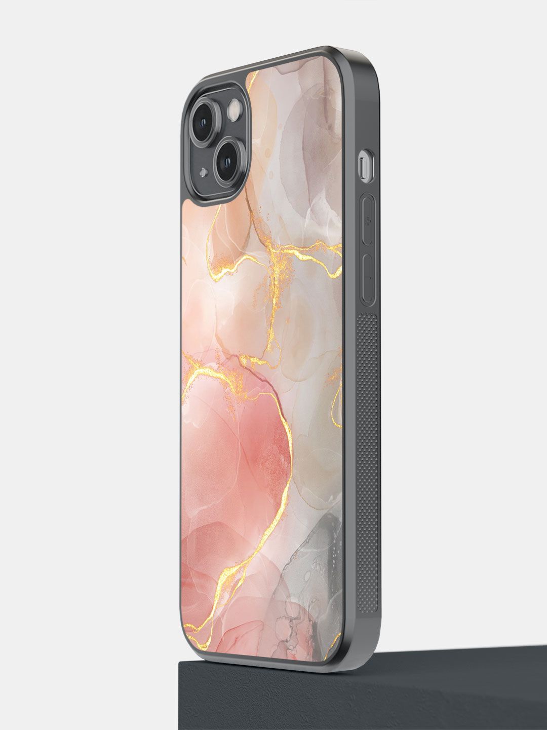 

macmerise Abstract Printed iPhone 14 Plus Impact Resistant Back Case Mobile Accessories, Grey