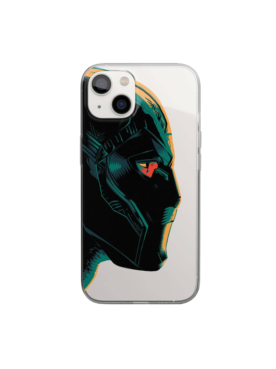 

macmerise Impact Resistant Printed iPhone 14 Back Case Mobile Accessories, Grey