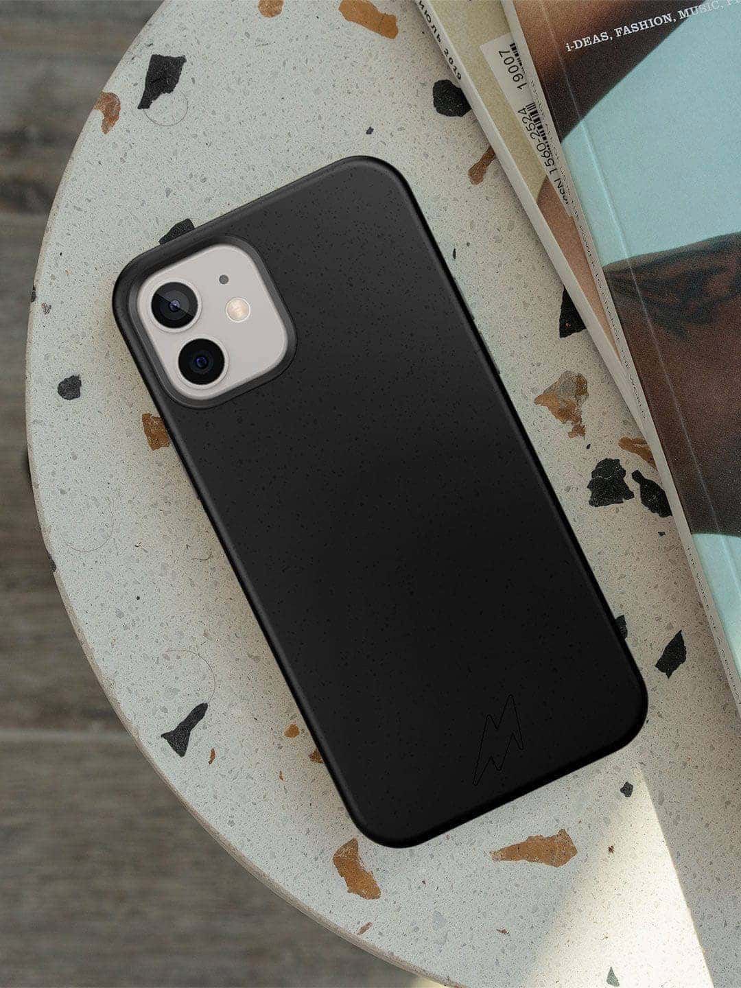 

macmerise Solid iPhone 14 Plus Impact Resistant Back Case Mobile Accessories, Black