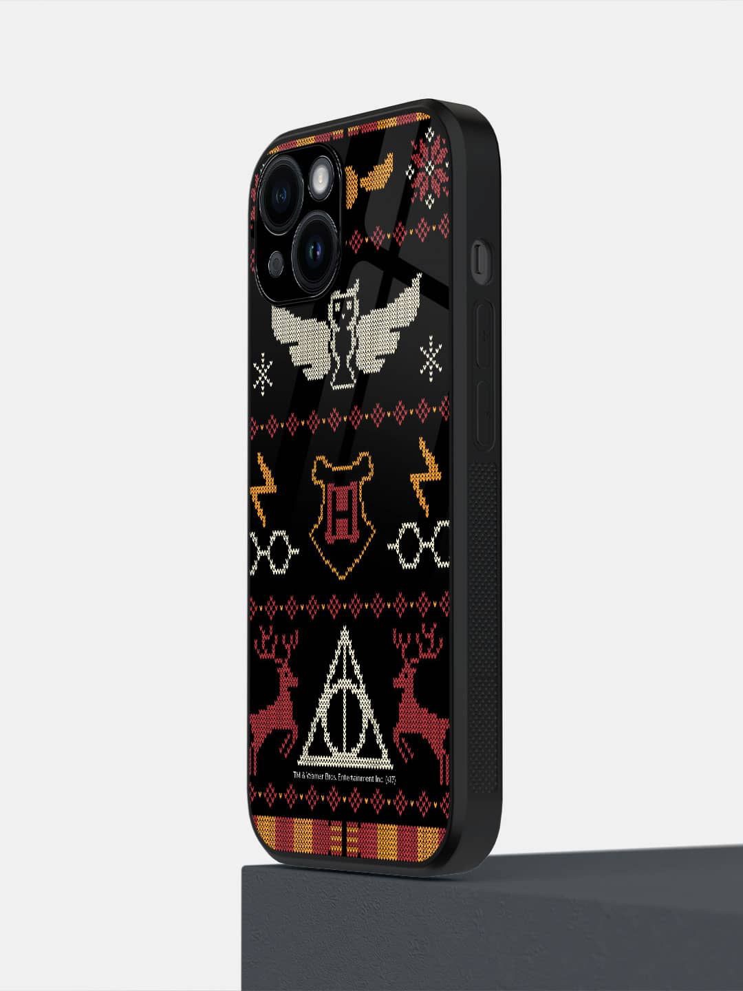 

macmerise Cartoon Characters Printed iPhone 14 Back Case Mobile Accessories, Black