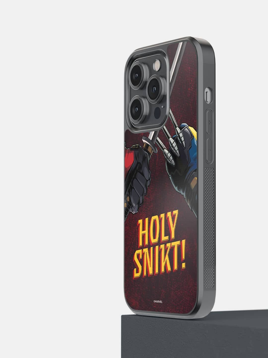 

macmerise Superhero Printed Impact Resistant iPhone 14 Pro Back Case Mobile Accessories, Black