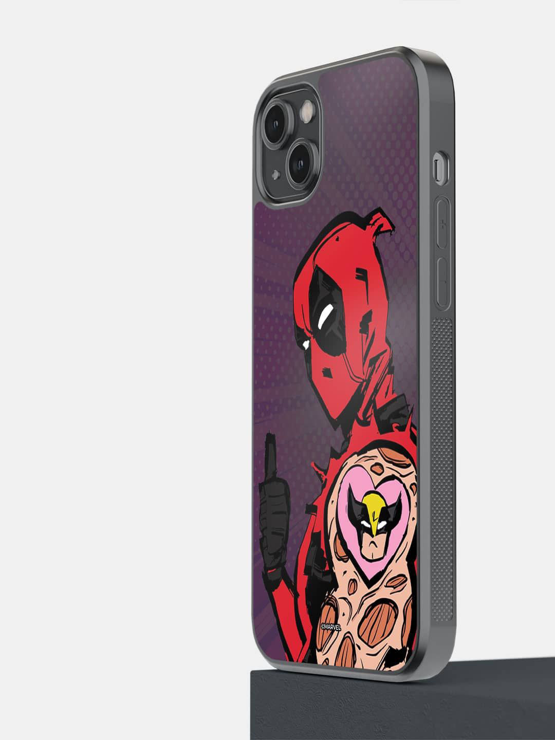 

macmerise Superhero Printed Impact Resistant iPhone 14 Plus Back Case Mobile Accessories, Purple