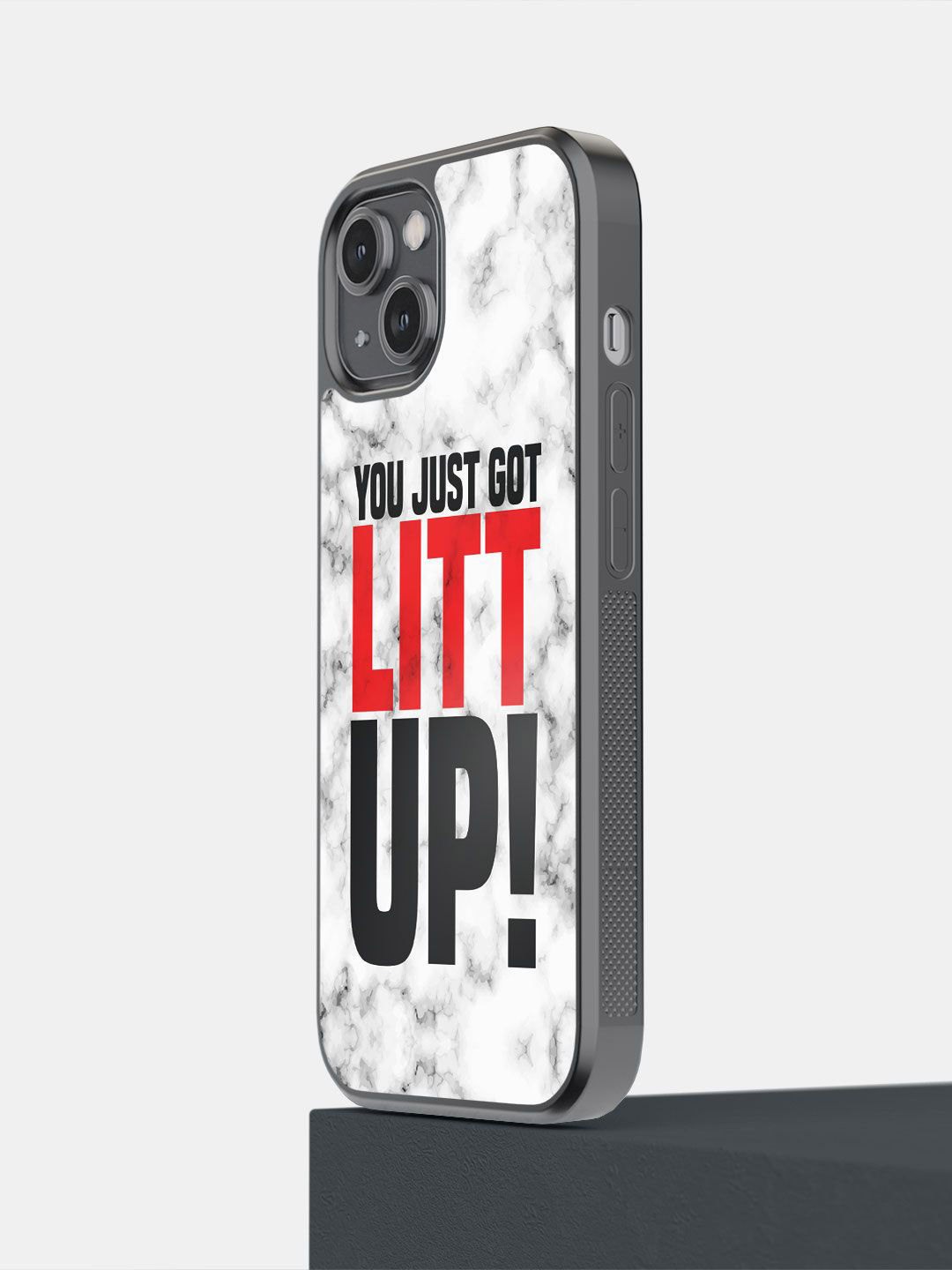 

macmerise Typography Printed iPhone 14 Back Case Mobile Accessories, White