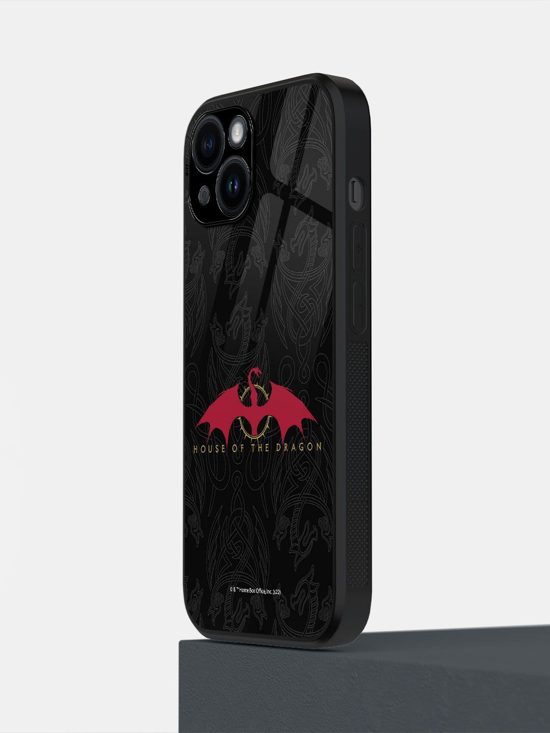 

macmerise Impact Resistant Printed iPhone 14 Back Case Mobile Accessories, Black