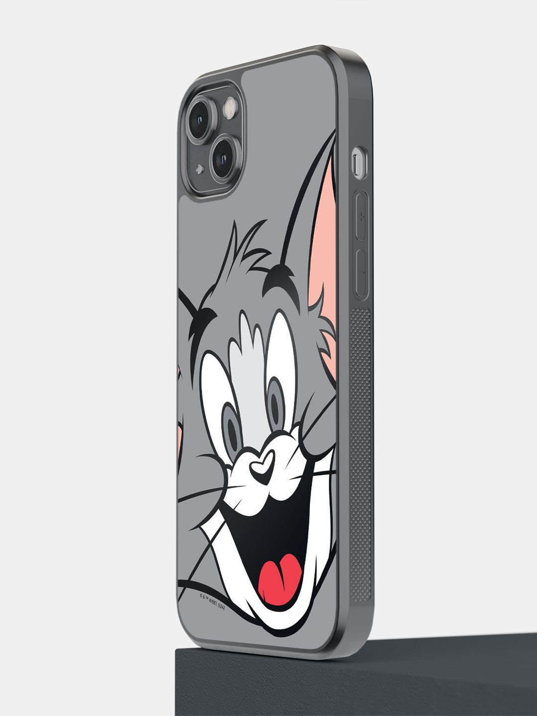 

macmerise Cartoon Characters Printed iPhone 14 Plus Back Case Mobile Accessories, Grey
