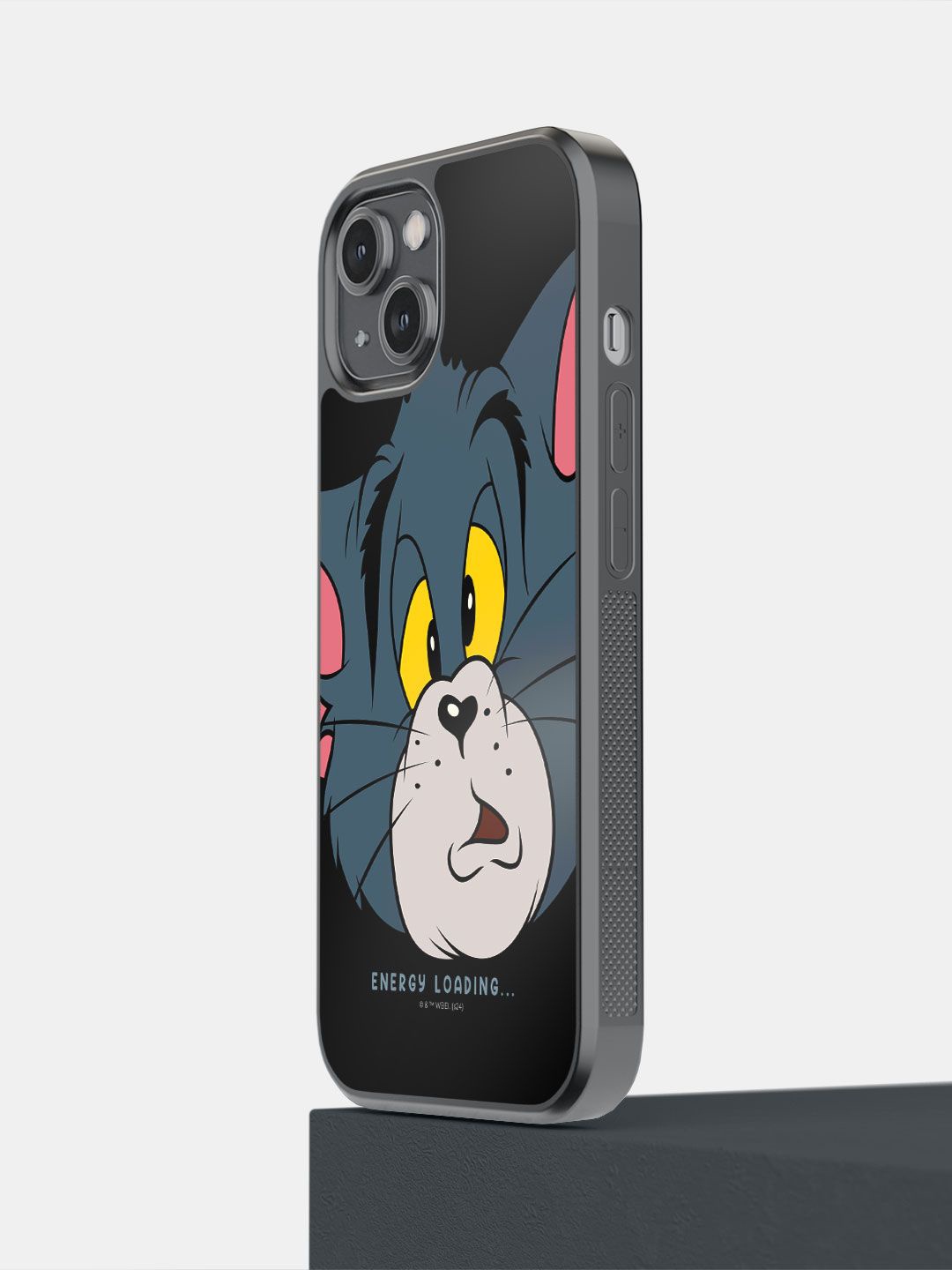 

macmerise Cartoon Characters Printed iPhone 14 Back Case Mobile Accessories, Grey