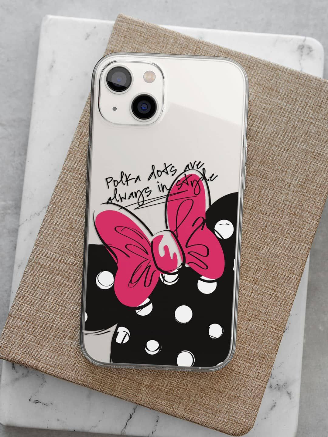 

macmerise Impact Resistant Quirky Printed iPhone 14 Back Case Mobile Accessories, Transparent