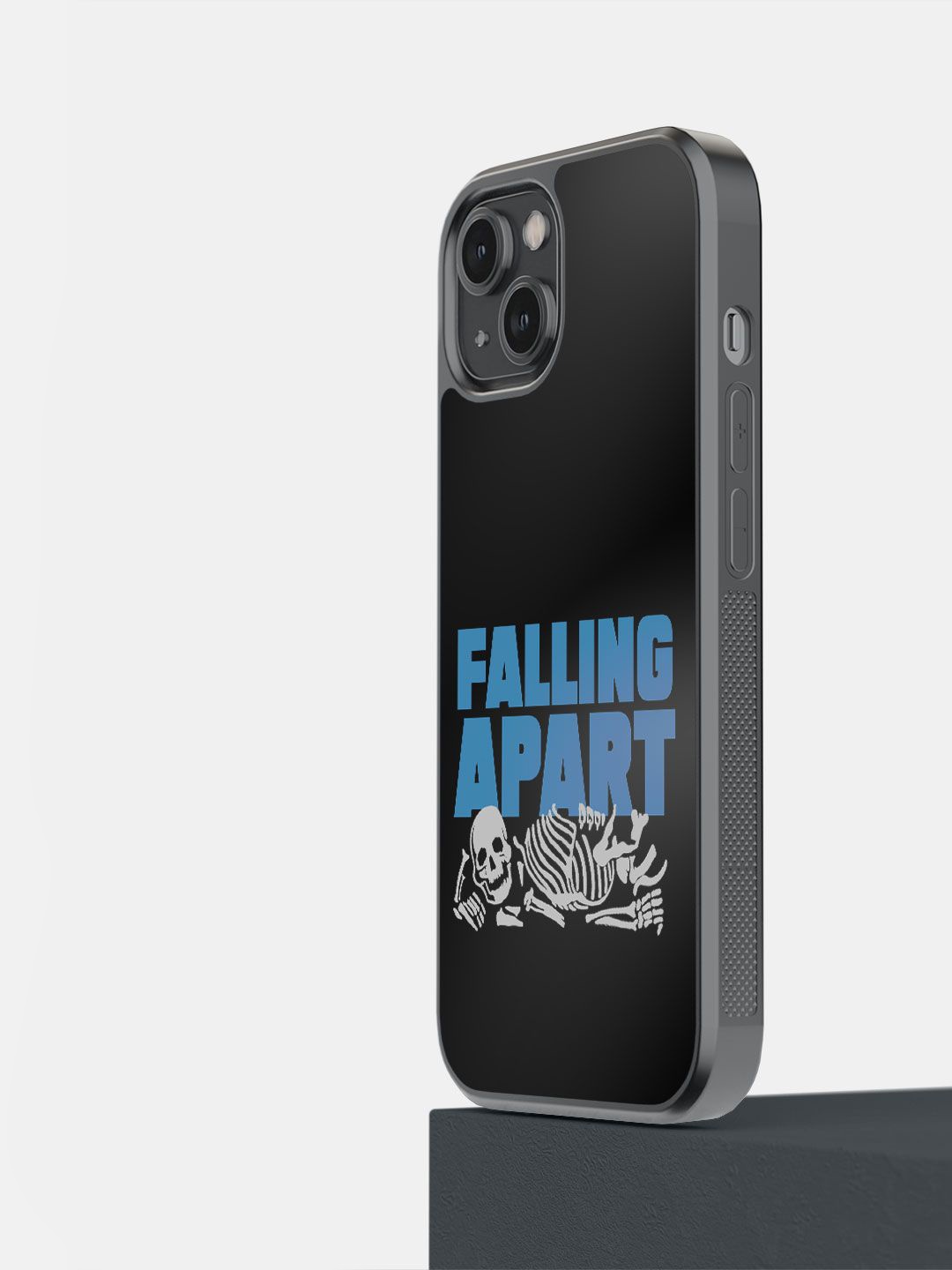 

macmerise Typography Printed Impact Resistant iPhone 14 Back Case Mobile Accessories, Black