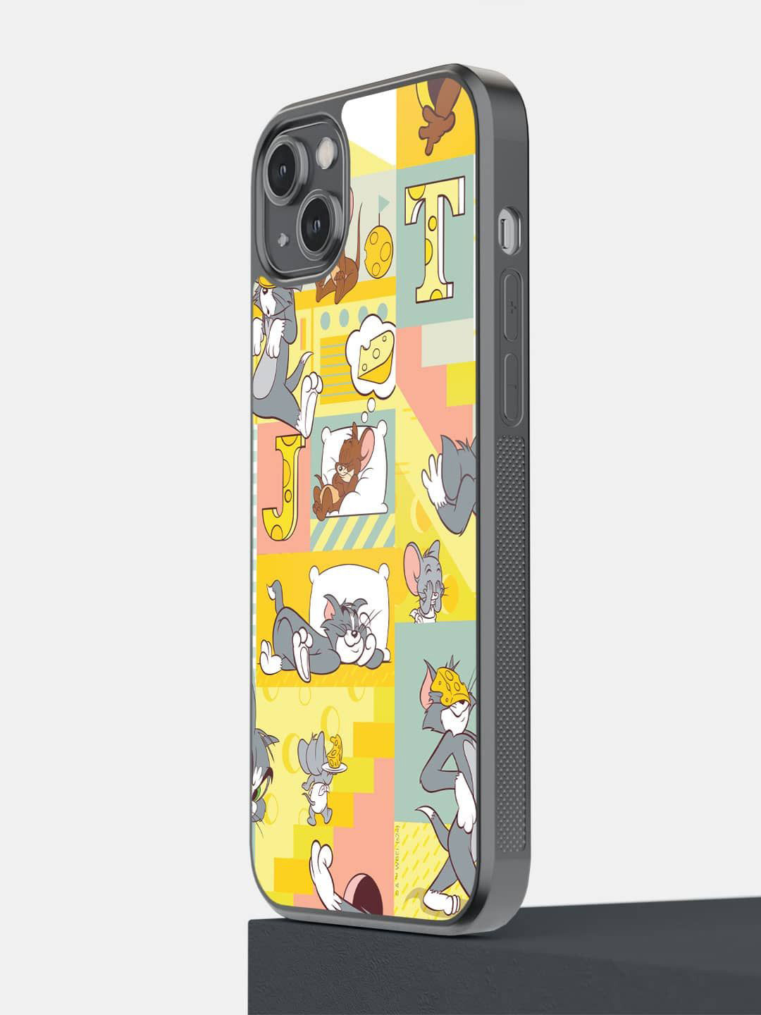 

macmerise Cartoon Characters Printed iPhone 14 Plus Back Case Mobile Accessories, Yellow