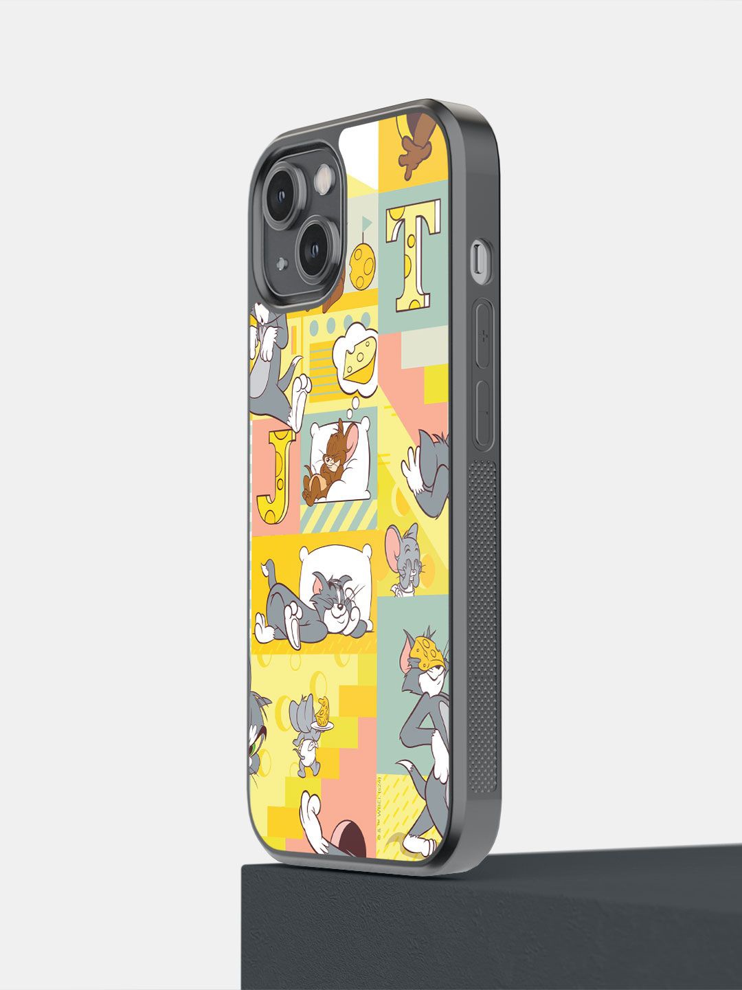 

macmerise Cartoon Characters Printed iPhone 14 Back Case Mobile Accessories, Yellow