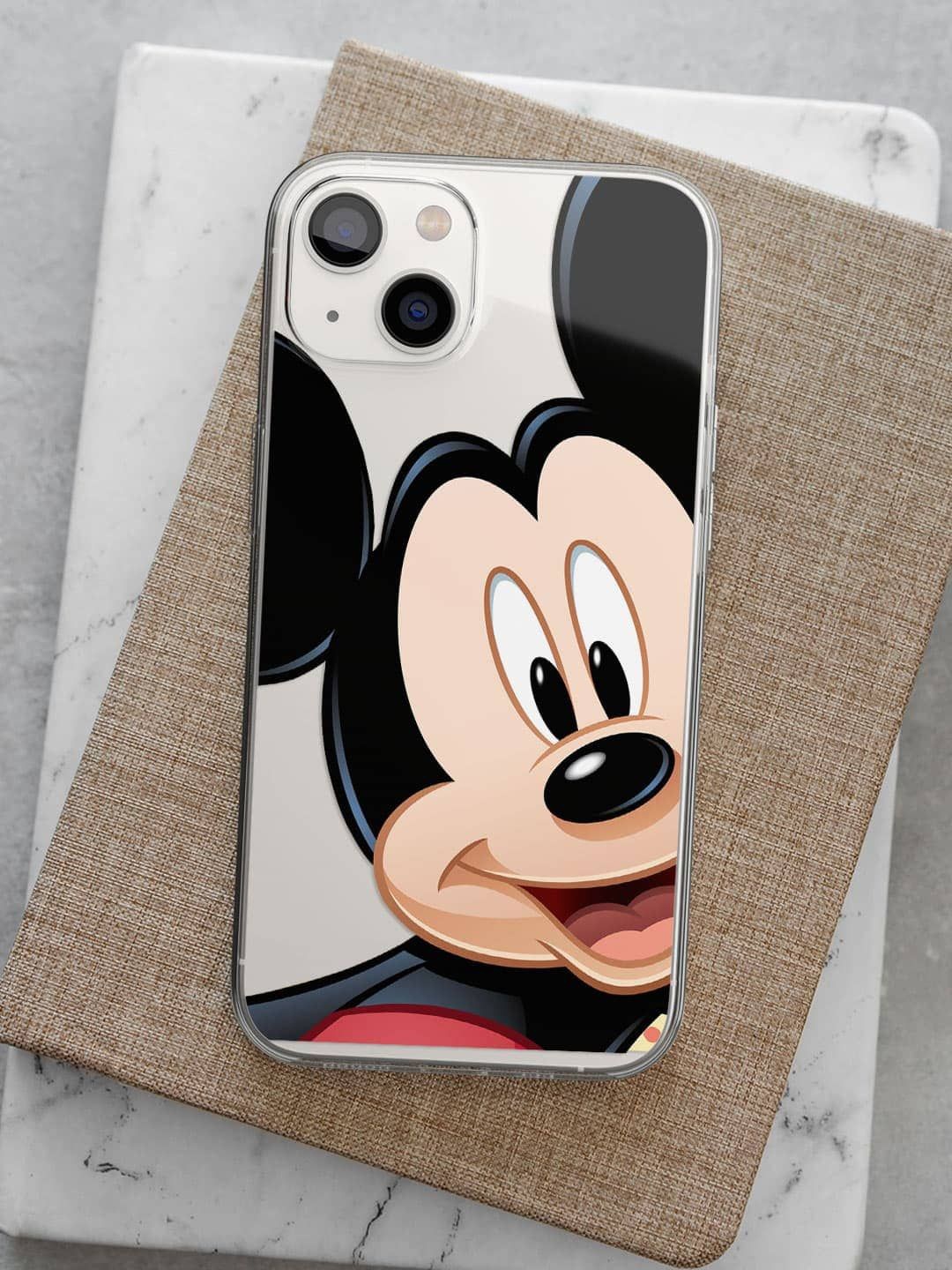 

macmerise Cartoon Characters Printed iPhone 14 Back Case Mobile Accessories, Beige