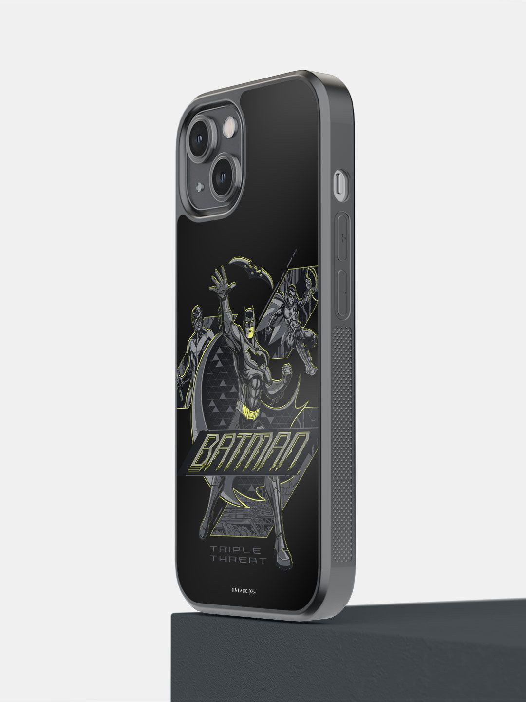 

macmerise Impact Resistant Printed iPhone 14 Back Case Mobile Accessories, Black