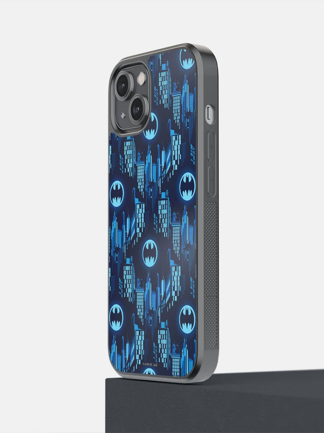 

macmerise Impact Resistant Superhero Printed iPhone 14 Back Case Mobile Accessories, Blue