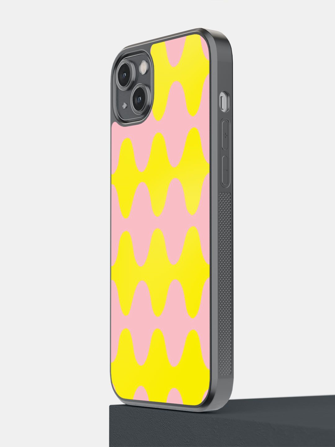 

macmerise Impact Resistant Quirky Printed iPhone 14 Plus Back Case Mobile Accessories, Yellow