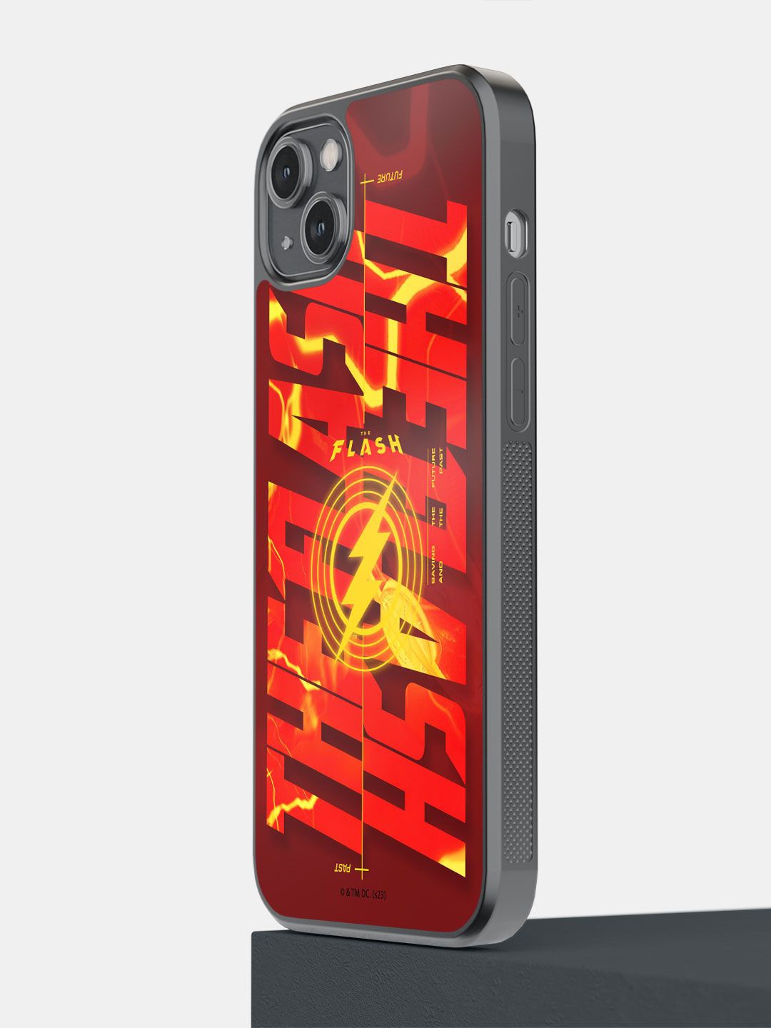

macmerise Superhero Printed iPhone 14 Plus Back Case Mobile Accessories, Red