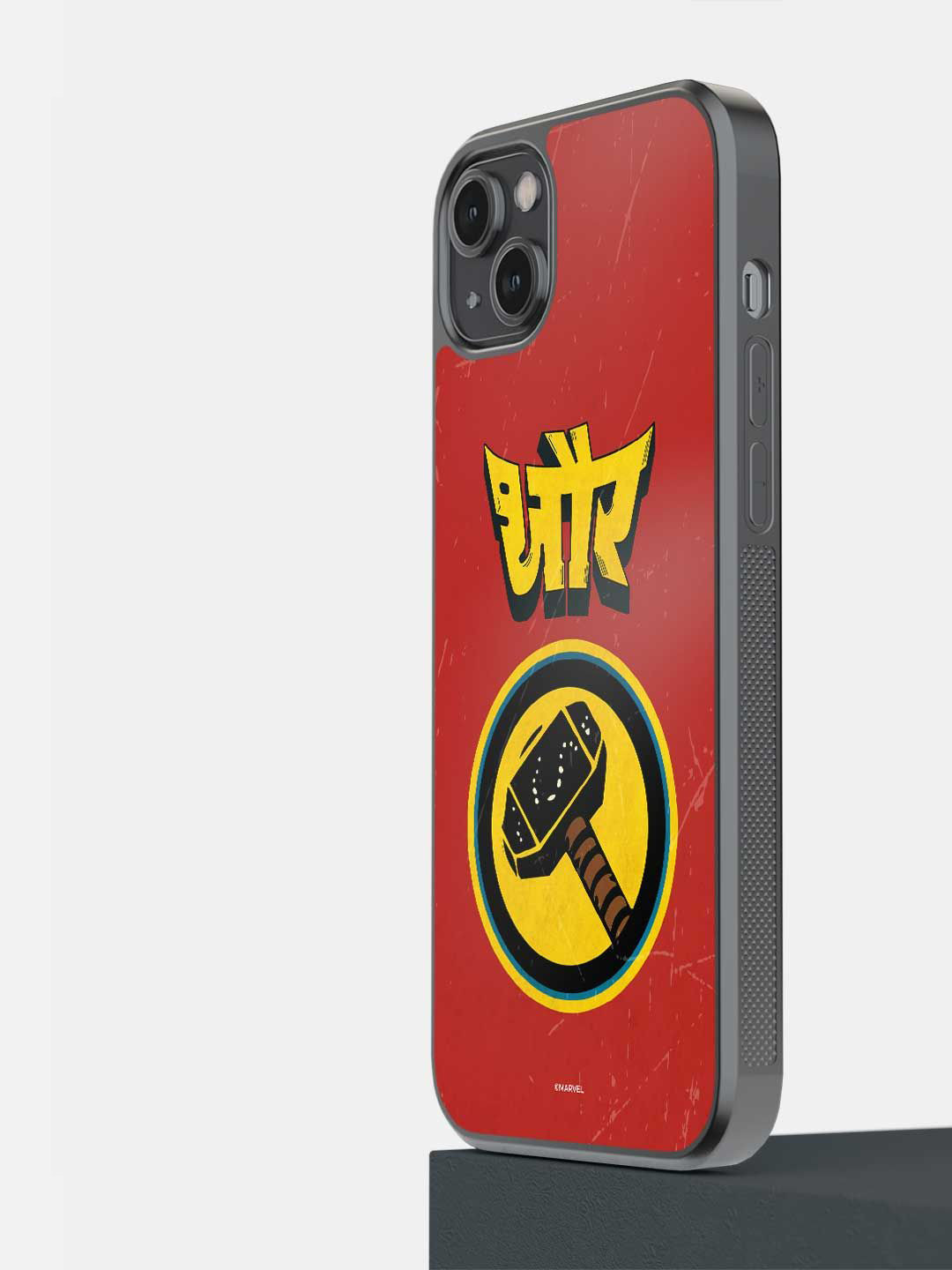 

macmerise Impact Resistant Superhero Printed iPhone 14 Plus Back Case Mobile Accessories, Red