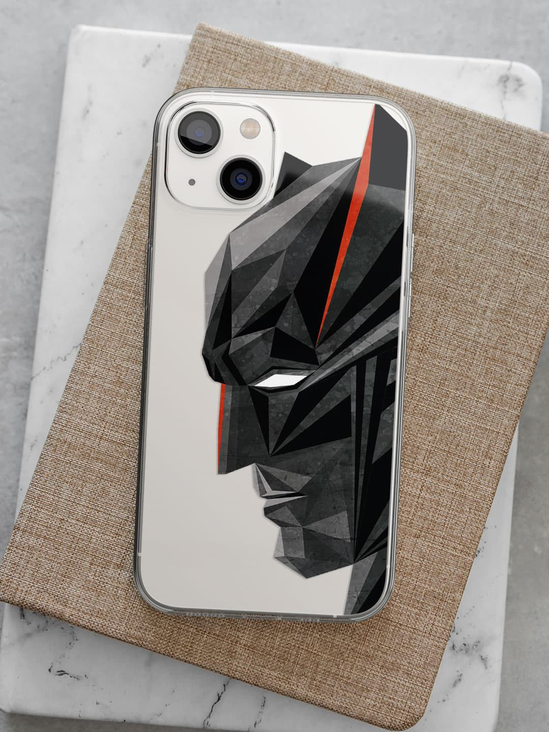 

macmerise Superhero Printed Impact Resistant iPhone 14 Back Case Mobile Accessories, Black