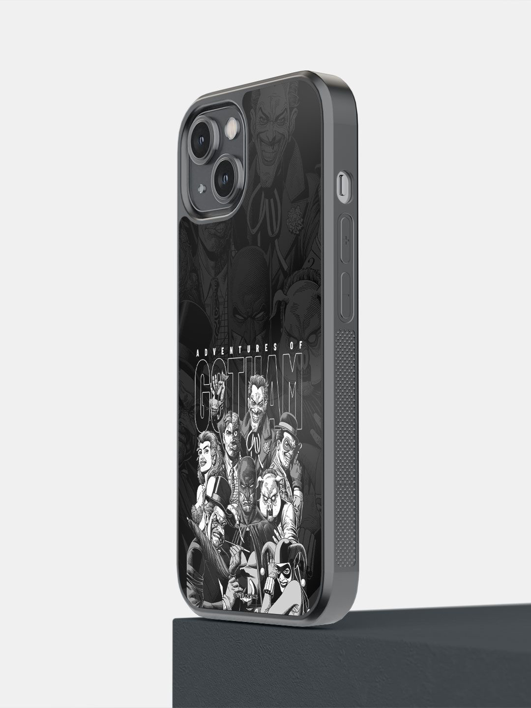 

macmerise Quirky Printed iPhone 14 Back Case Mobile Accessories, Black