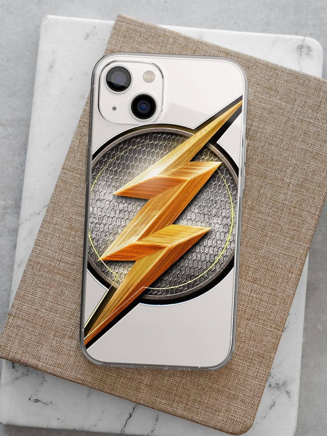 

macmerise Impact Resistant Superhero Printed iPhone 14 Back Case Mobile Accessories, Grey