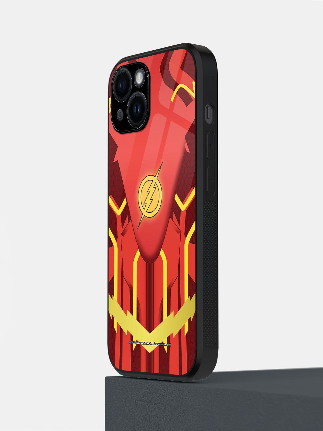 

macmerise Impact Resistant Superhero Printed iPhone 14 Back Case Mobile Accessories, Red