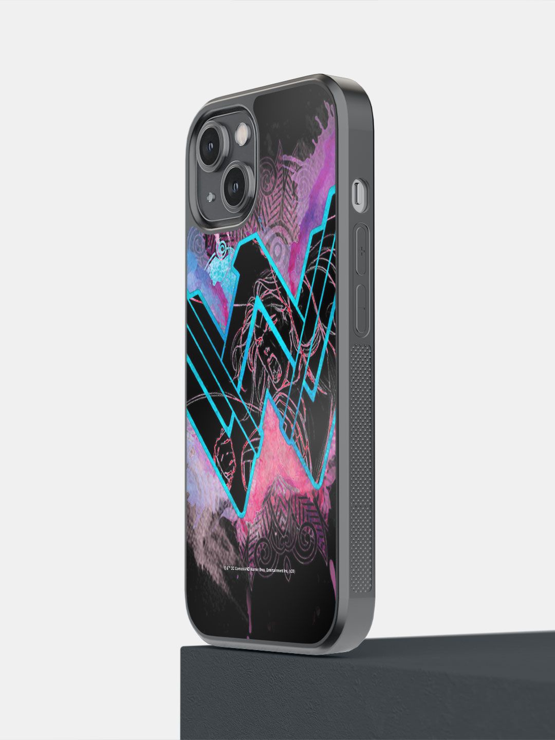 

macmerise Abstract Printed iPhone 14 Impact Resistant Back Case Mobile Accessories, Black