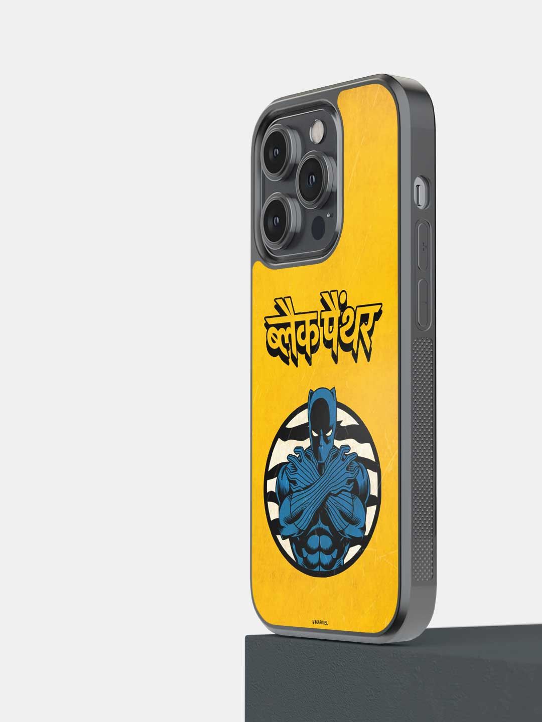 

macmerise Superhero Printed Impact Resistant iPhone 14 Pro Back Case Mobile Accessories, Yellow