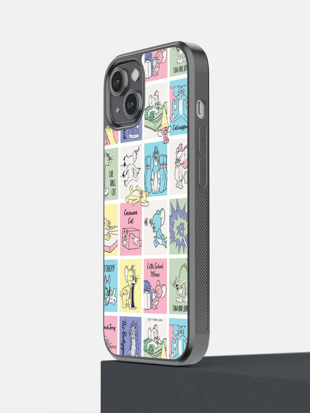 

macmerise Cartoon Characters Printed iPhone 14 Back Case Mobile Accessories, White