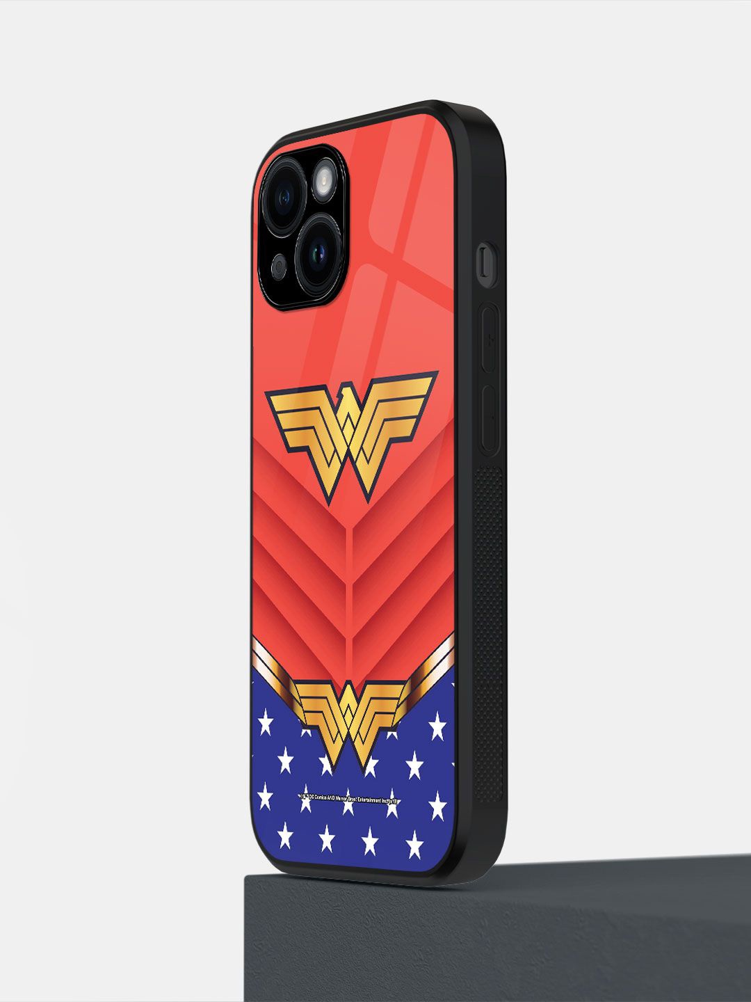 

macmerise Superhero Printed iPhone 14 Impact Resistant Back Case Mobile Accessories, Red