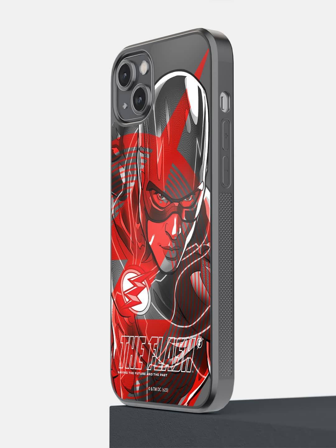 

macmerise Superhero Printed iPhone 14 Plus Back Case Mobile Accessories, Red