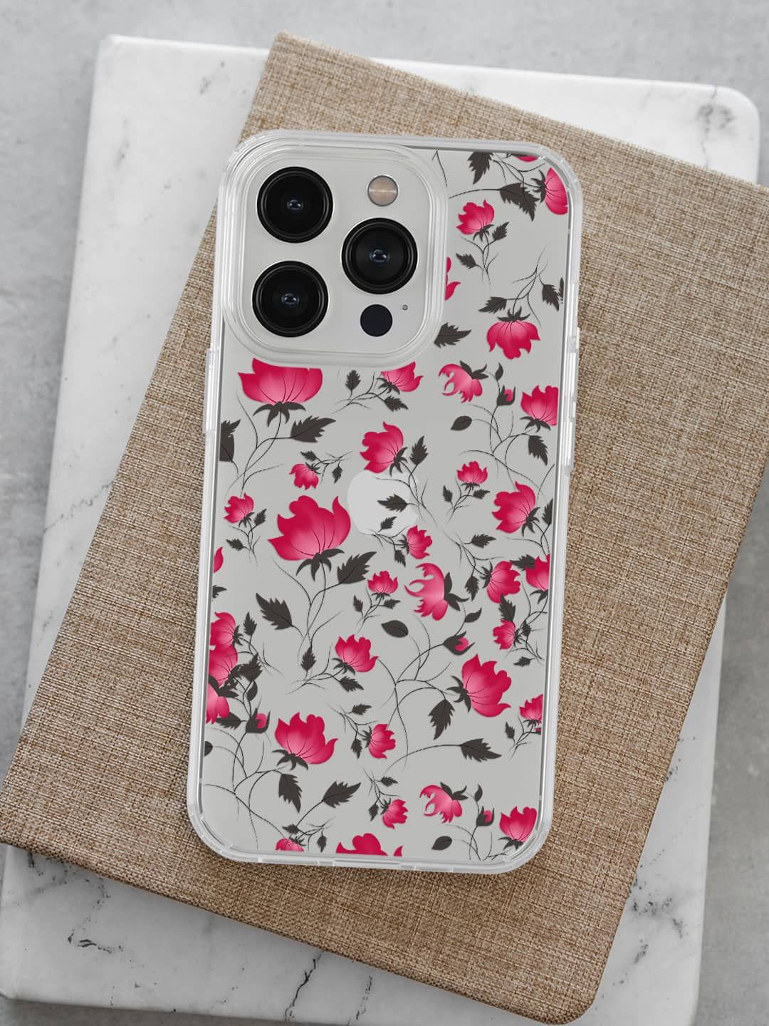 

macmerise Impact Resistant Printed iPhone 14 Pro Back Case Mobile Accessories, Pink