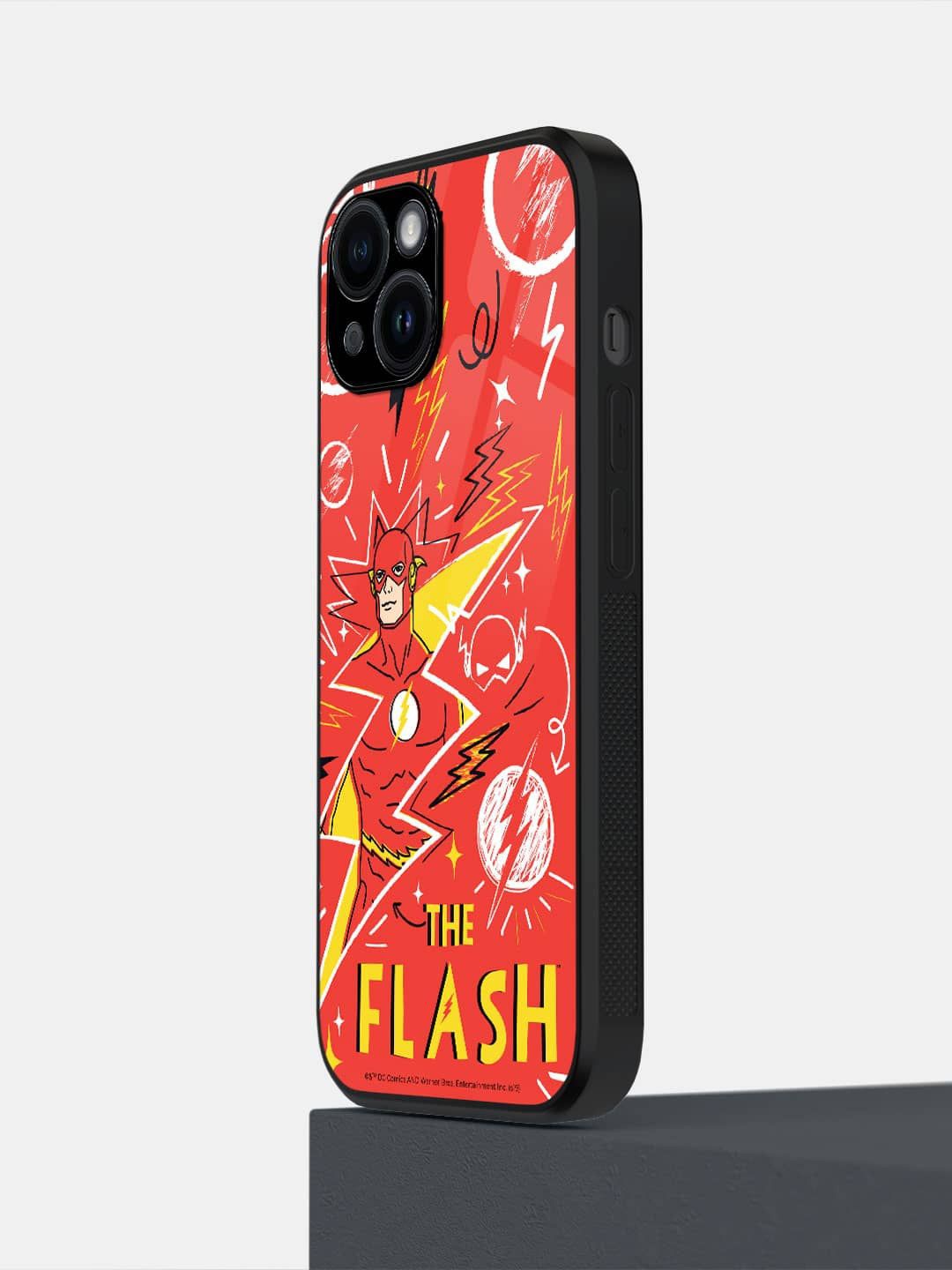 

macmerise Impact Resistant Printed iPhone 14 Back Case Mobile Accessories, Red