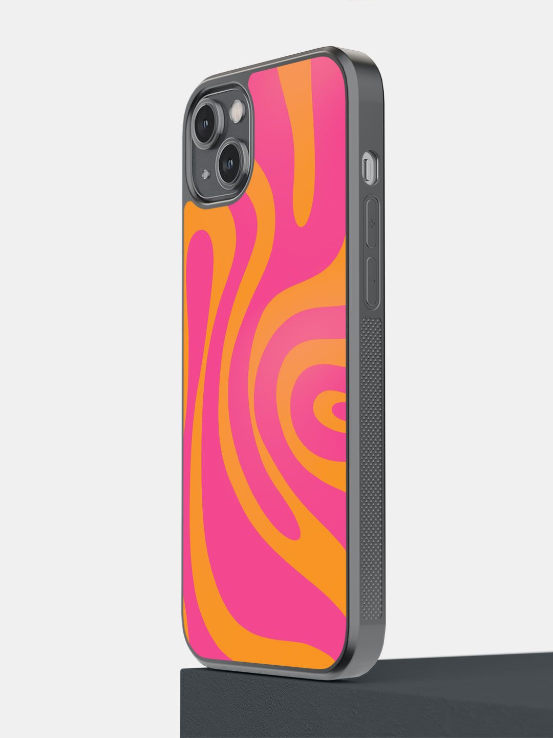 

macmerise Impact Resistant Printed iPhone 14 Plus Back Case Mobile Accessories, Pink