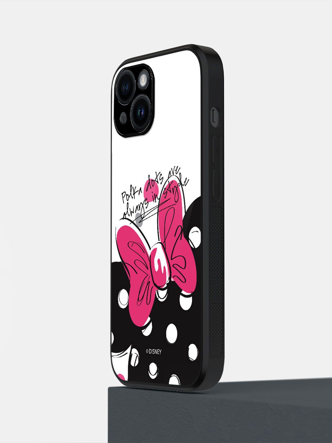 

macmerise Impact Resistant Printed iPhone 14 Back Case Mobile Accessories, Black