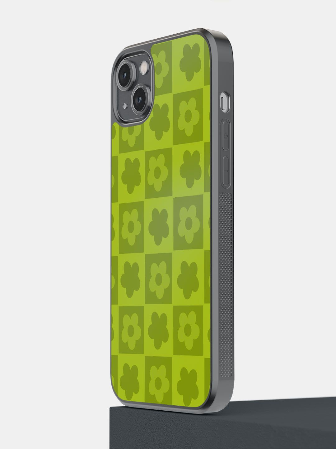 macmerise Impact Resistant Printed iPhone 14 Plus Back Case Mobile Accessories, Green