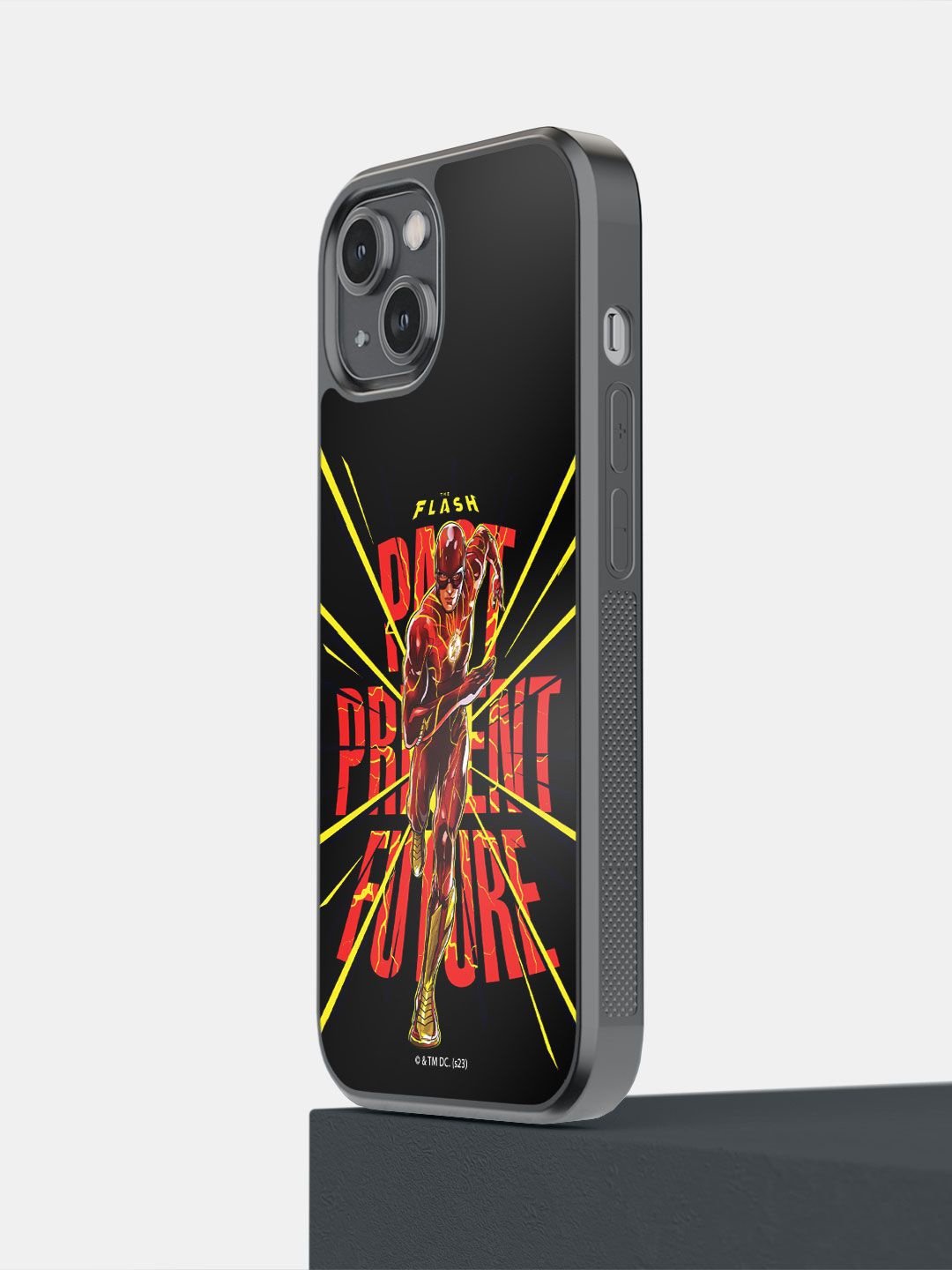 

macmerise Superhero Printed iPhone 14 Back Case Mobile Accessories, Red
