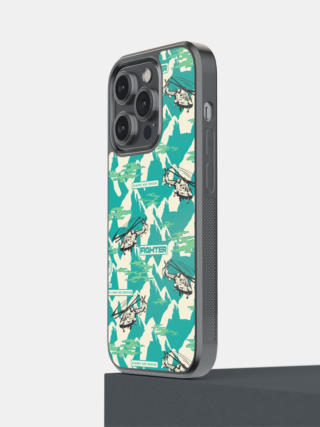 

macmerise Impact Resistant Quirky Printed iPhone 14 Pro Back Case Mobile Accessories, Green