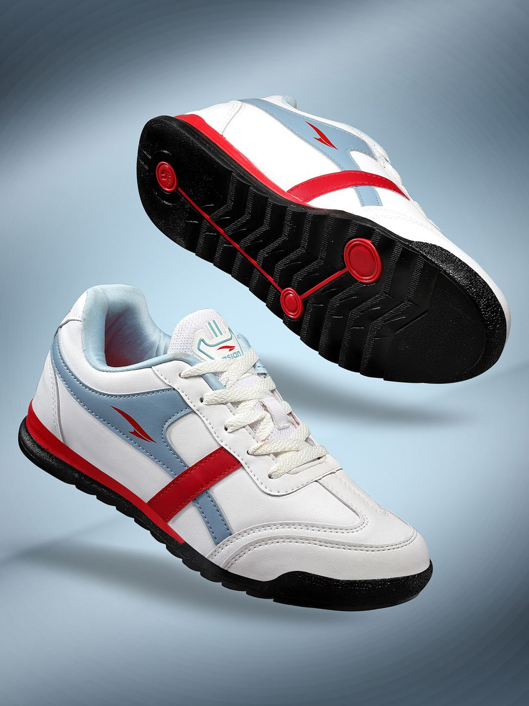 

ASIAN Men Colourblocked Lace-Ups Sneakers, White