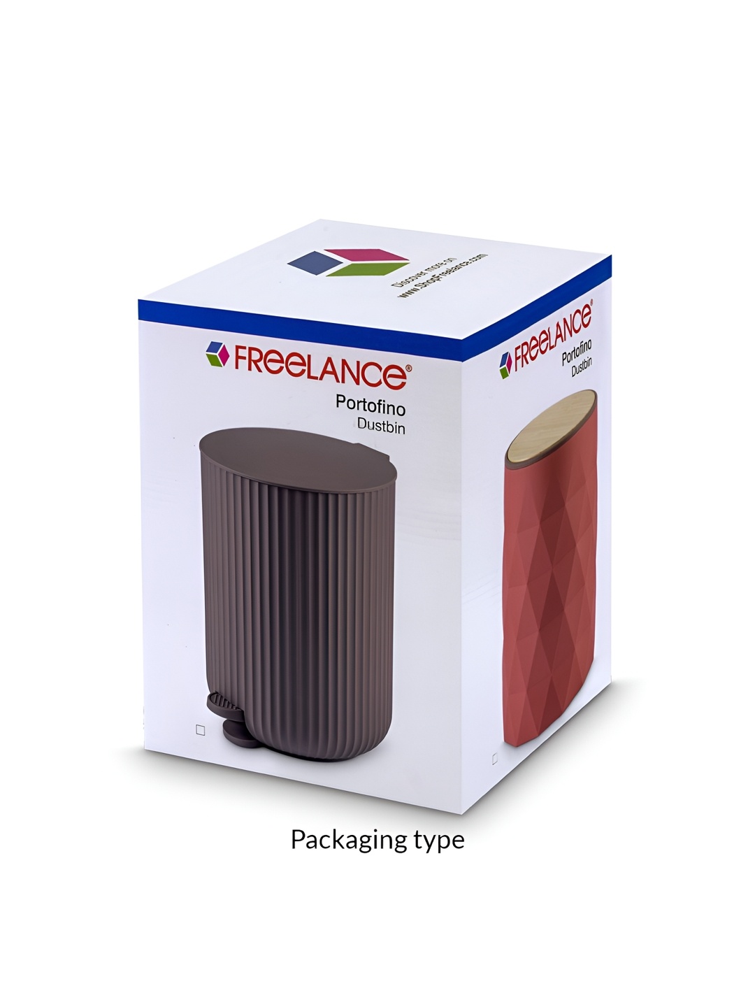 

Freelance Grey Textured Swing Dustbin