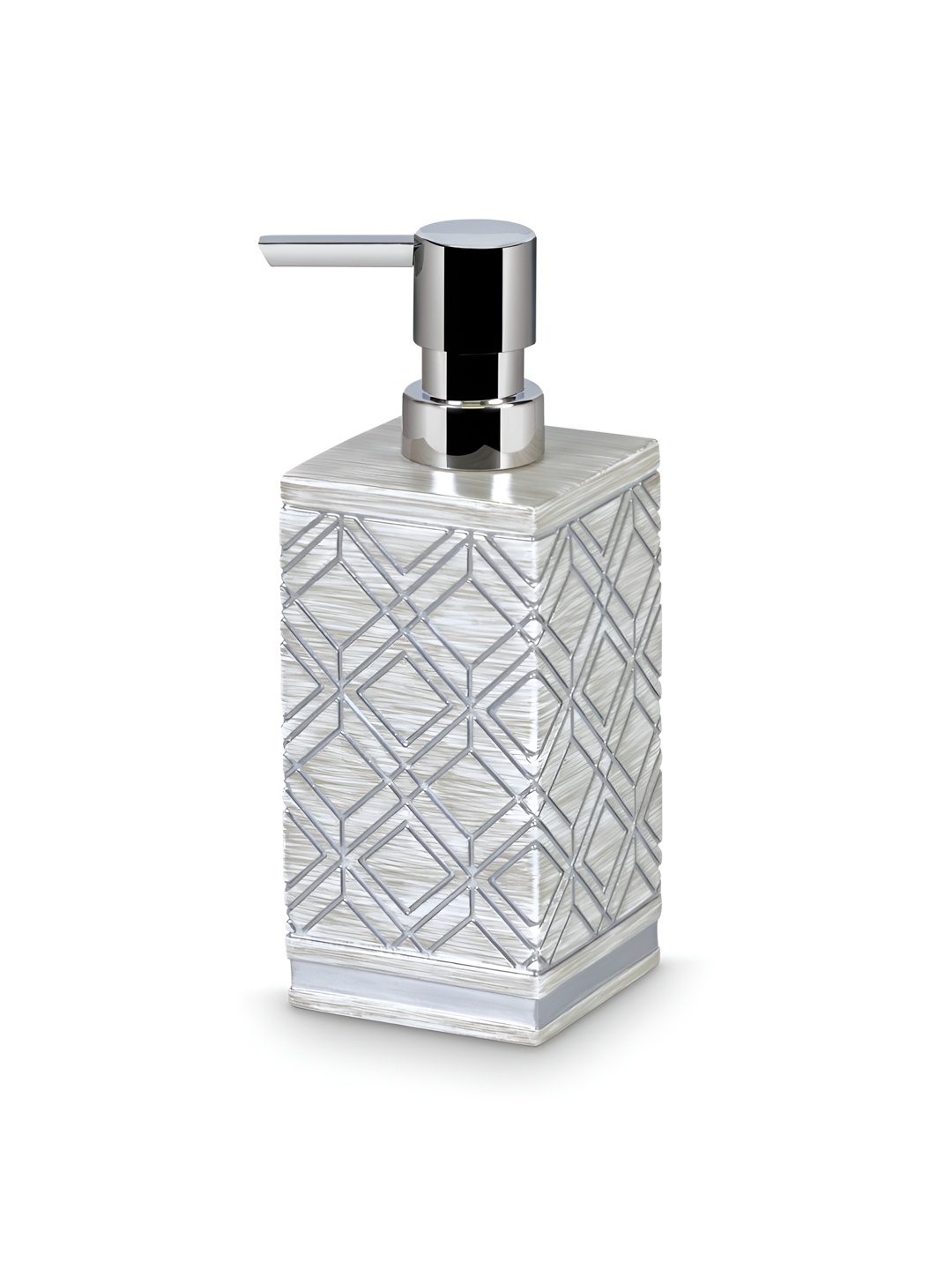 

Freelance Soho Gold Toned & Grey Geometric Matte Soap Dispenser