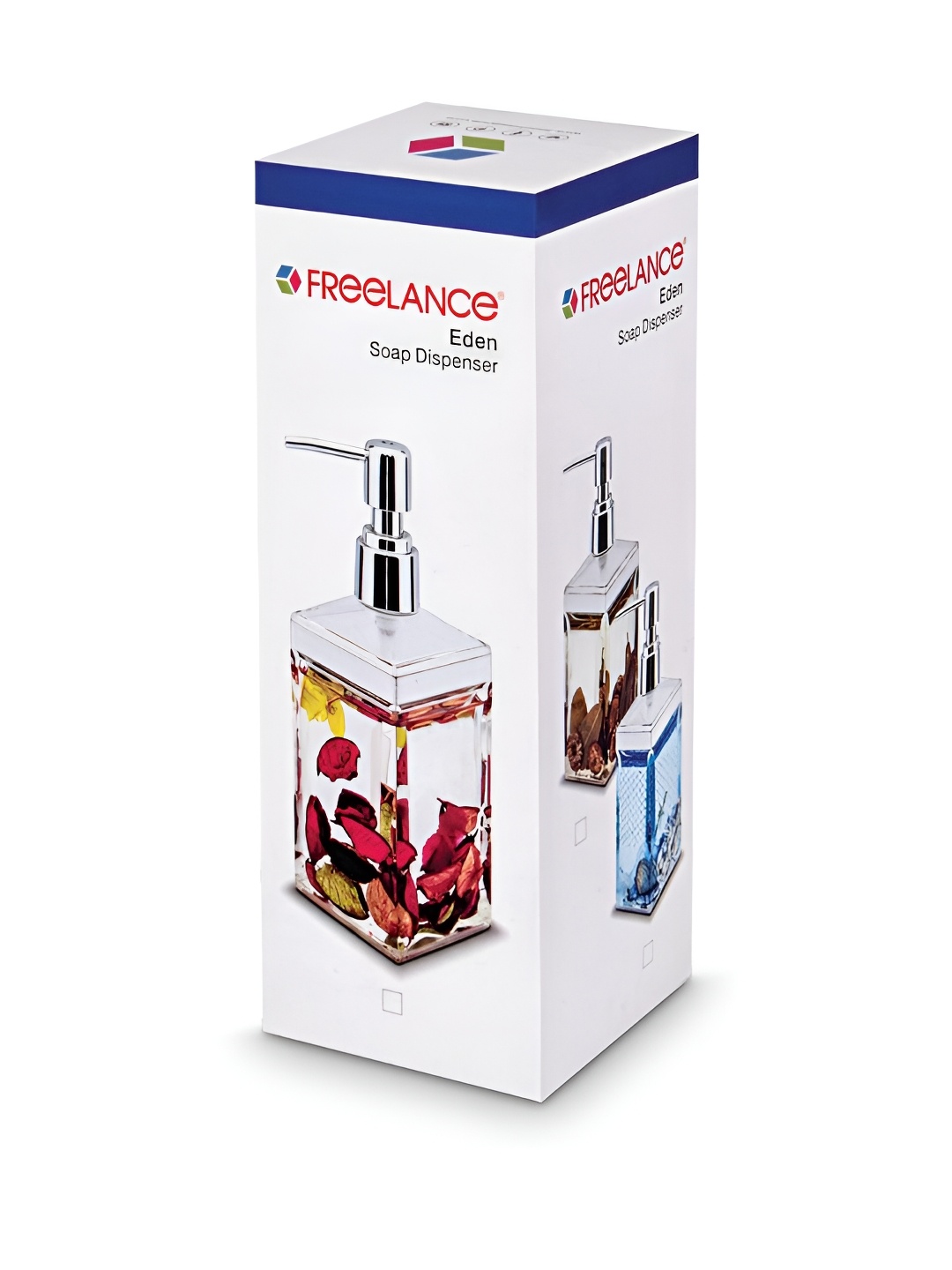 

Freelance Eden Transparent Glossy Soap Dispenser