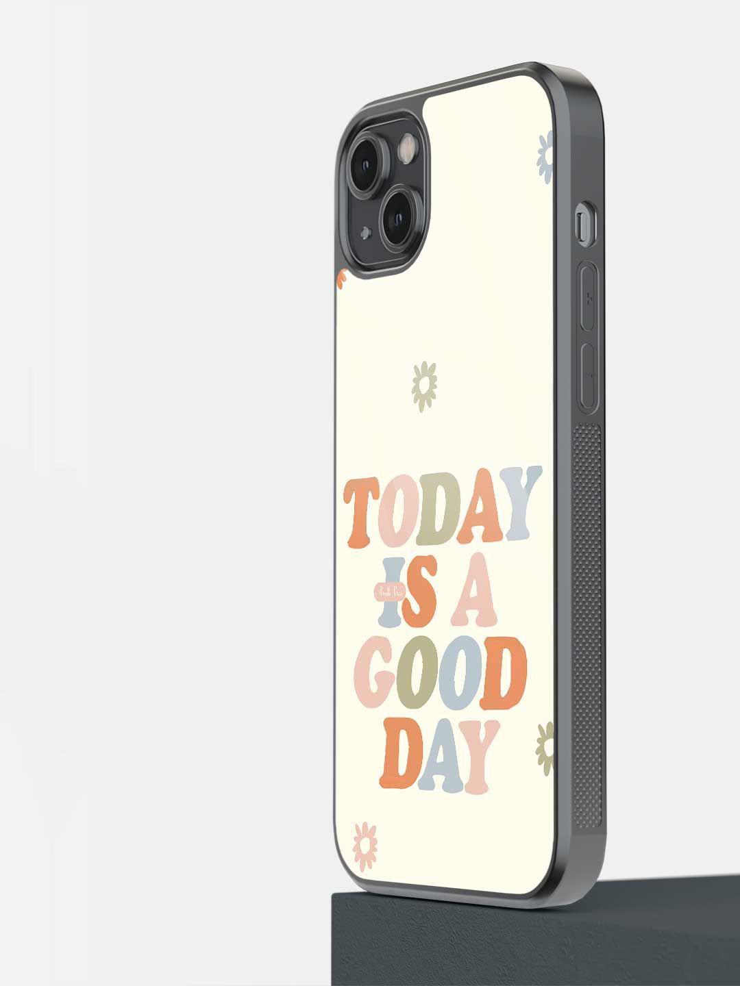 

macmerise Typography Printed Impact Resistant iPhone 14 Plus Back Case Mobile Accessories, Cream