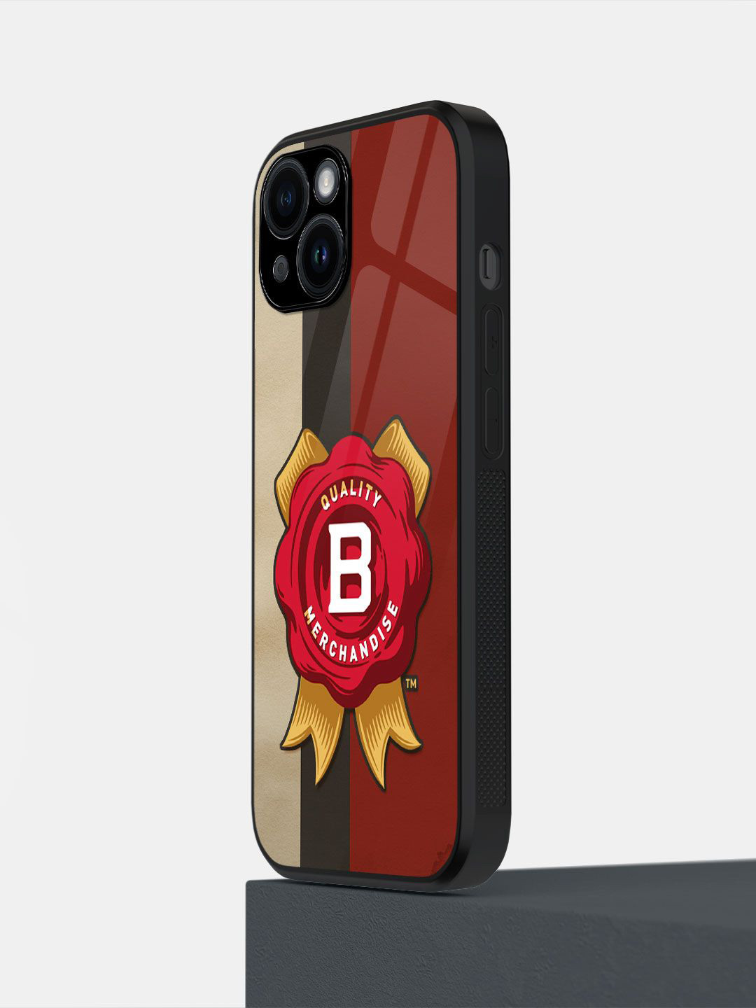 

macmerise Typography Printed iPhone 14 Impact Resistant Back Case Mobile Accessories, Red