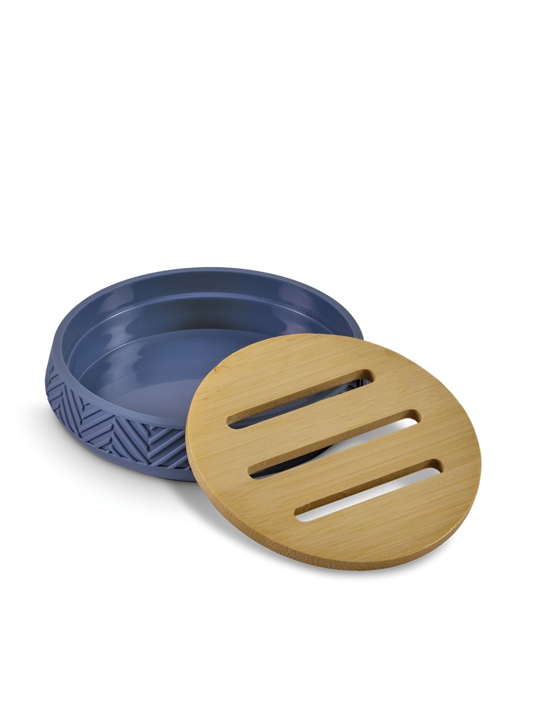 

Freelance Blue & Brown Textured Contemporary Soap Dish