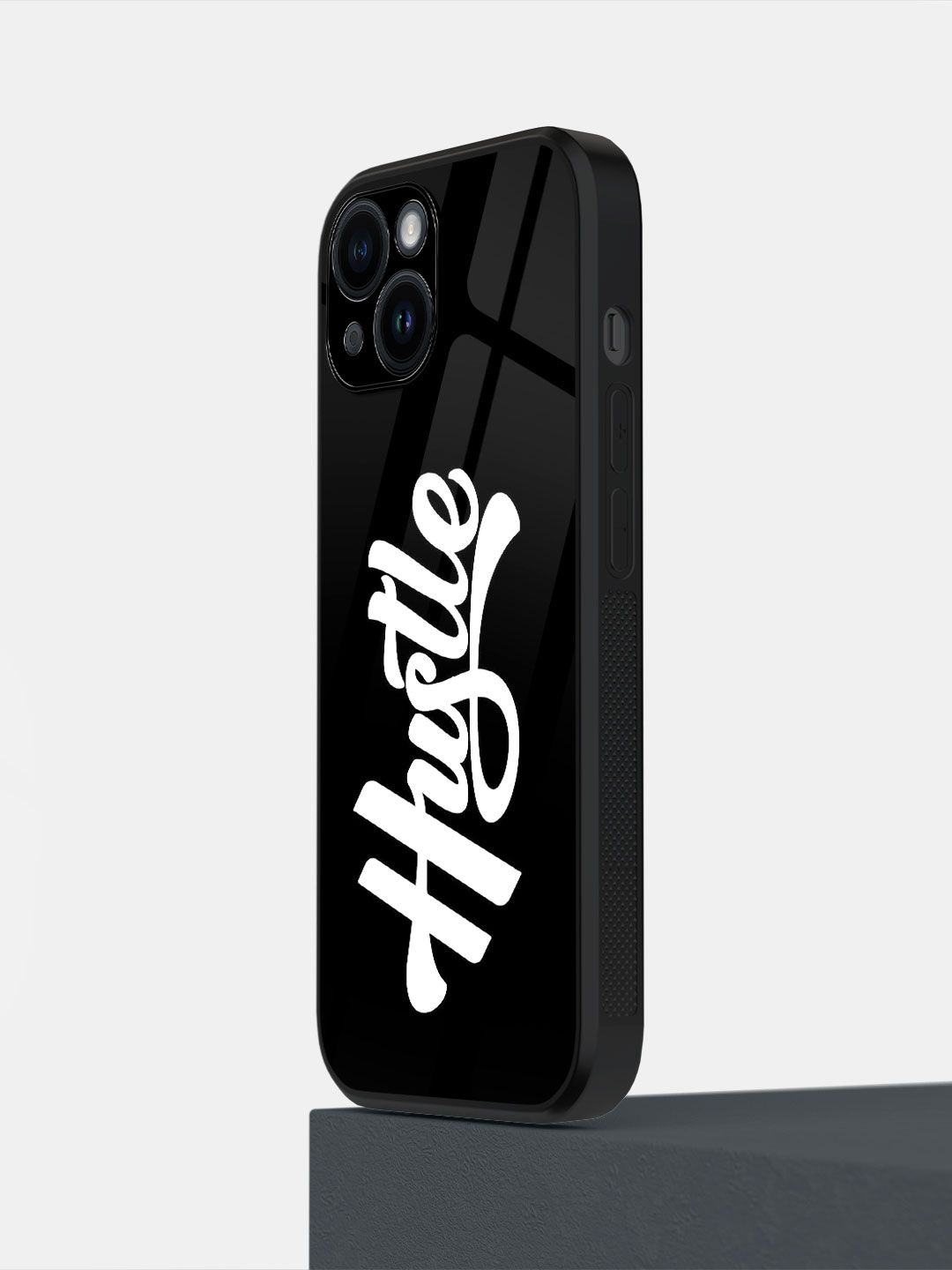 

macmerise Impact Resistant Typography Printed iPhone 14 Back Case Mobile Accessories, Black