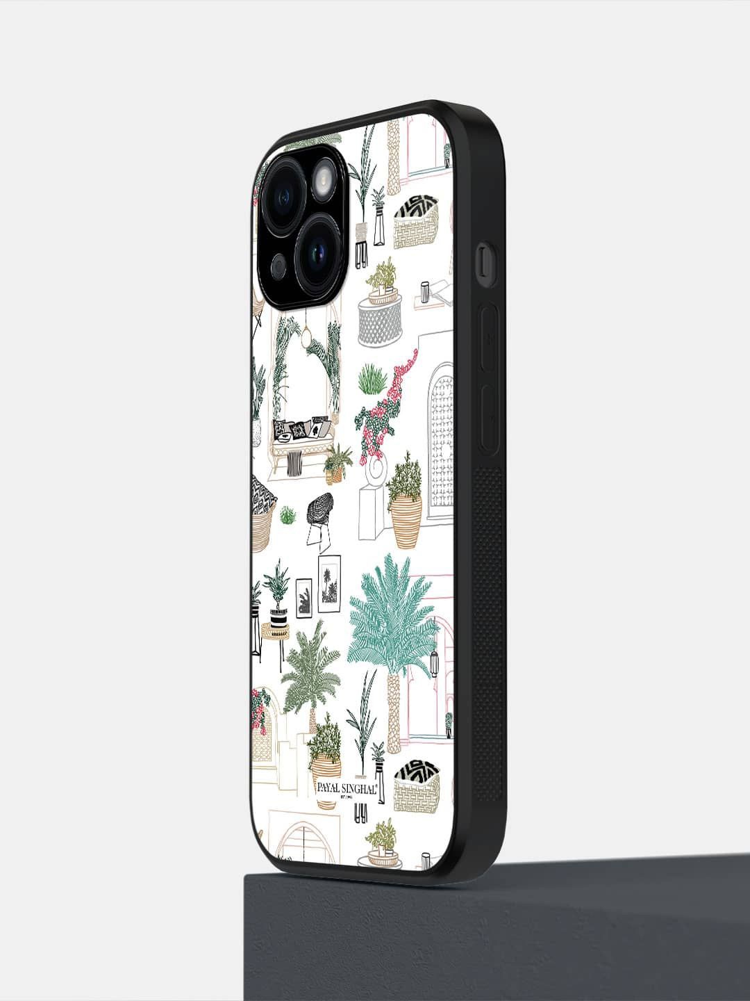

macmerise Quirky Printed Impact Resistant iPhone 14 Back Case Mobile Accessories, White