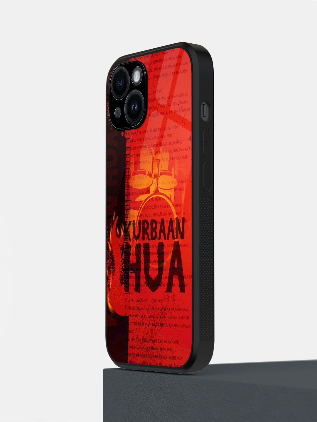 

macmerise Impact Resistant Printed iPhone 14 Back Case Mobile Accessories, Red