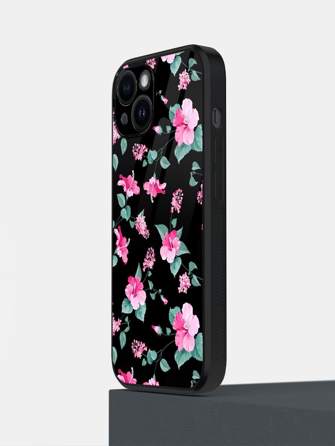 

macmerise Impact Resistant Printed iPhone 14 Back Case Mobile Accessories, Black